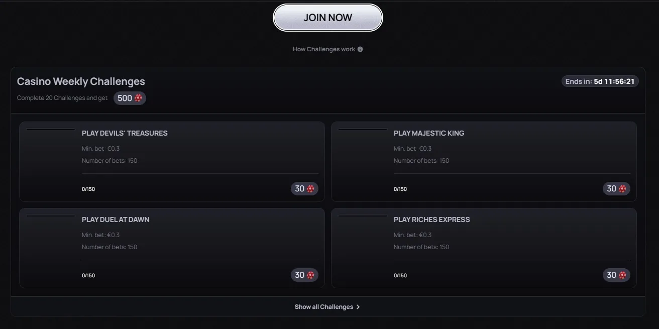 Inscription et connexion chez Casinova Casino